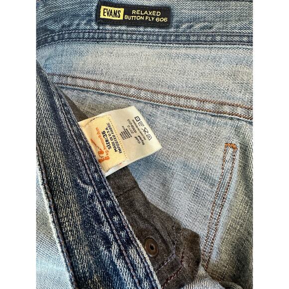 Citizens of Humanity Evans Relaxed Button Fly Jeans Distressed Medium Wash EUC - Picture 6 of 11